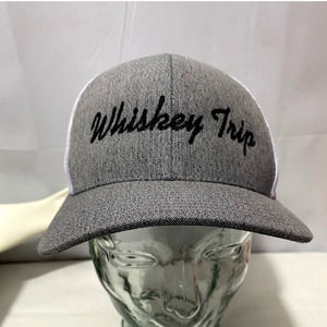 Scotch Whisky Trip Hat Gray White Snapback Adjustable